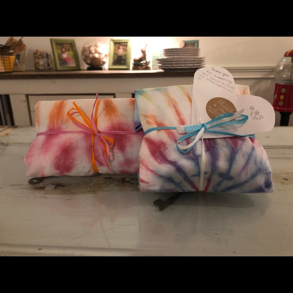 Custom tie dye tees